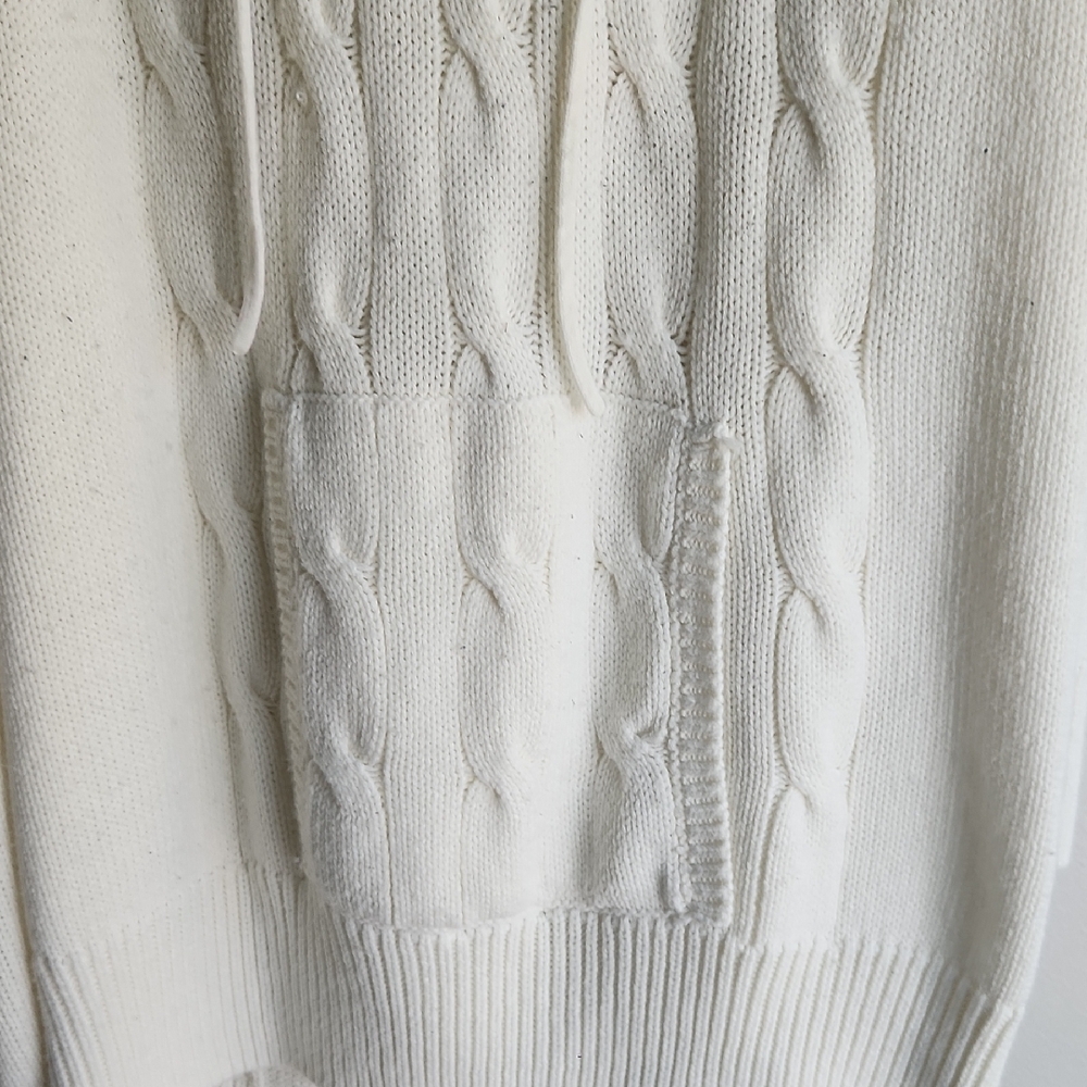 Daisy Fuentes Cream Cowl Neck Sweater - Picture 4 of 6